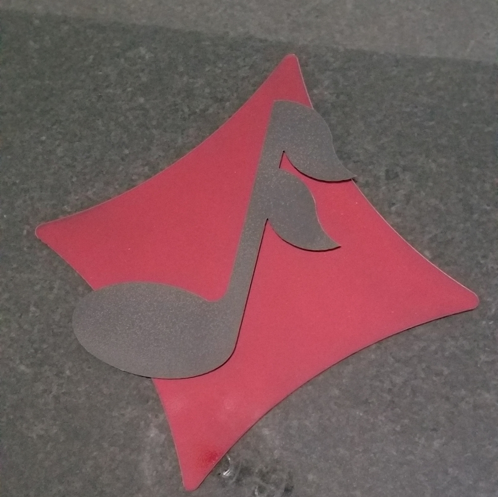 Metal Music Note Wall Art